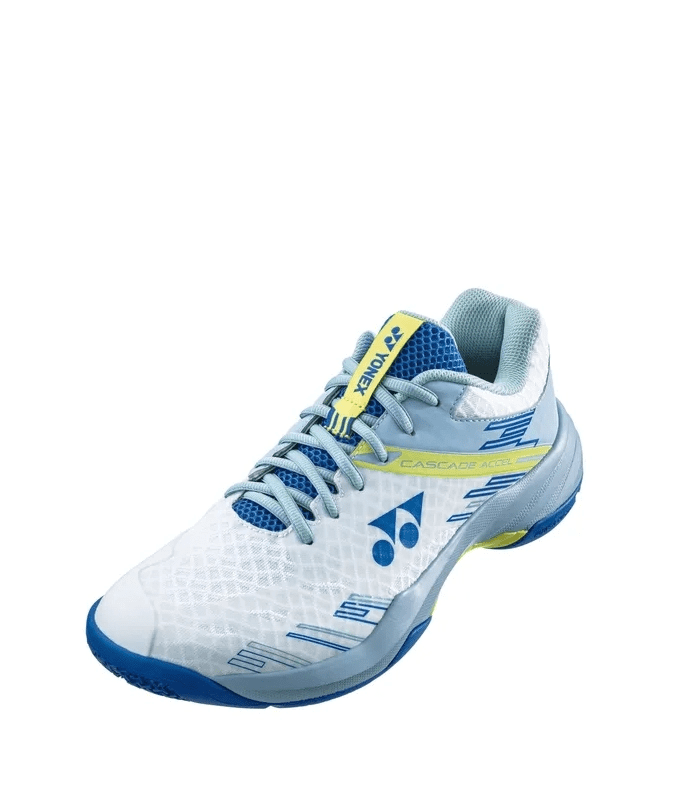 Yonex Power Cushion Cascade Accel Slim Badminton Shoes Smoke Blue/White UNISEX