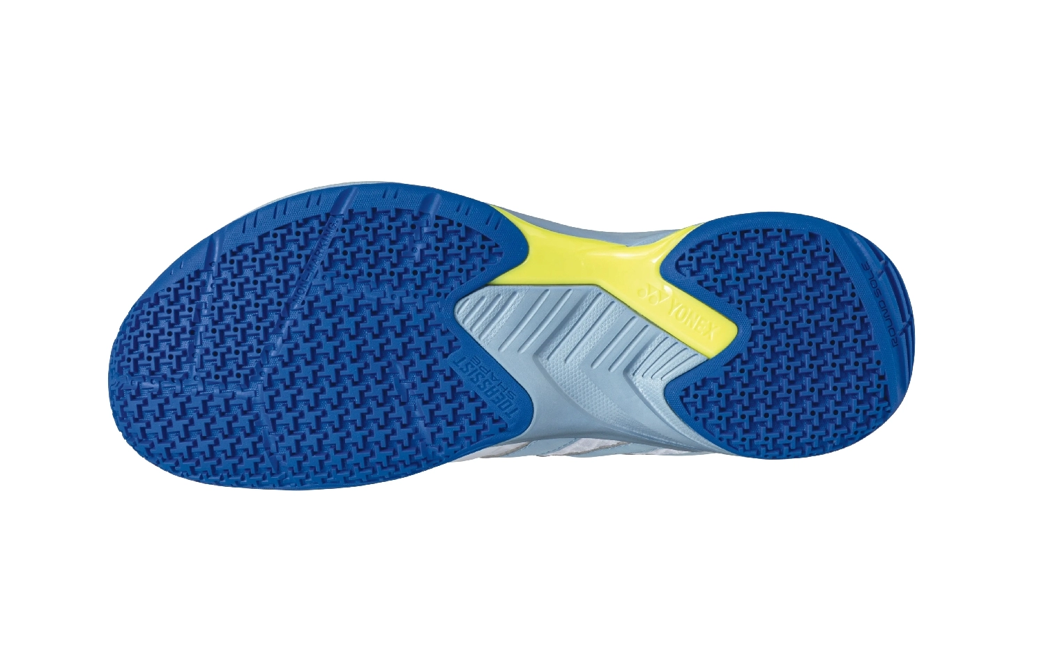 Yonex Power Cushion Cascade Accel Slim Badminton Shoes Smoke Blue/White UNISEX - Image 2