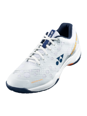 Yonex Power Cushion Strider Beat Badminton Shoes White/Orange UNISEX