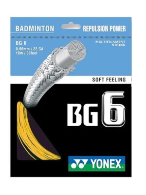 Yonex BG6 Badminton String Single Set