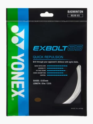 Yonex EXBOLT 65 Badminton String Single Set