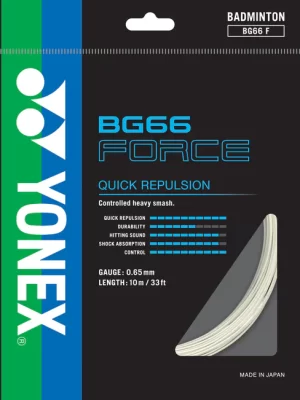Yonex BG 66 Force Badminton String Single Set