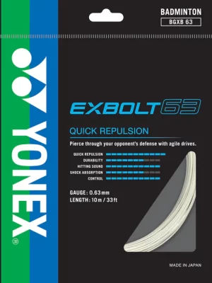 Yonex EXBOLT 63 Badminton String Single Set