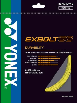 Yonex EXBOLT 68 Badminton String Single Set