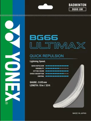Yonex BG 66 ULTIMAX Badminton String Single Set