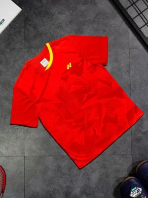 YONEX Unisex T-Shirt TRM2920VNO24 - Fiery red