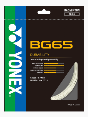 Yonex BG 65 Badminton String Single Set