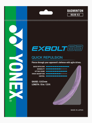 Yonex EXBOLT 63 Badminton String Single Set