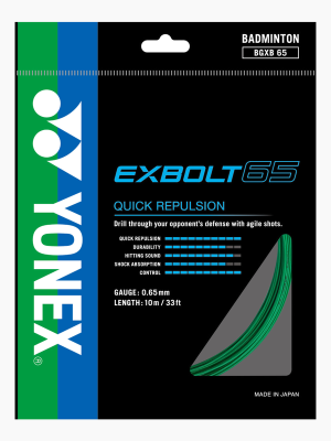 Yonex EXBOLT 65 Badminton String Single Set