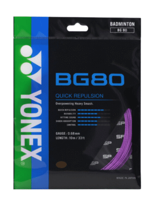 Yonex BG 80 Badminton String Single Set