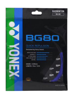 Yonex BG 80 Badminton String Single Set