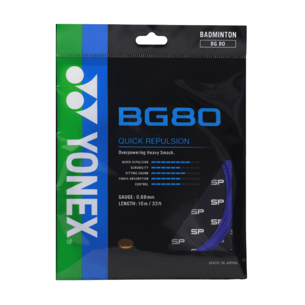 Yonex BG 80 Badminton String Single Set
