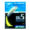 Yonex BG5 MATCH Badminton String Single Set