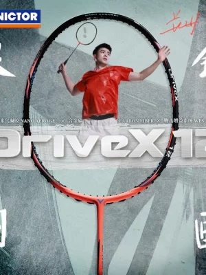 Victor DriveX 12 O (Salmon Red) Badminton Racquet (UNSTRUNG)